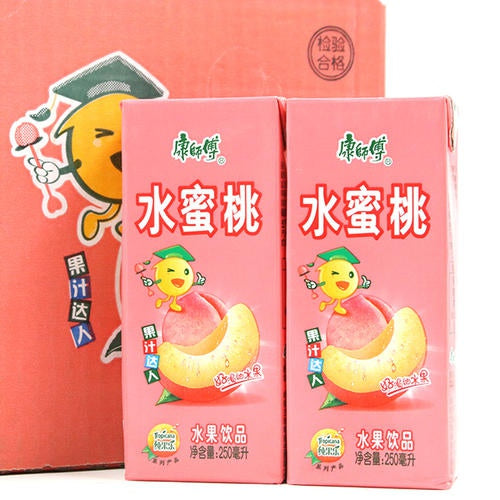 ANAM | KSF Peach Soft Drink 250ml | 桃味饮料 | Persikka virvoitusjuoma | Nuoc giai khat vi dao