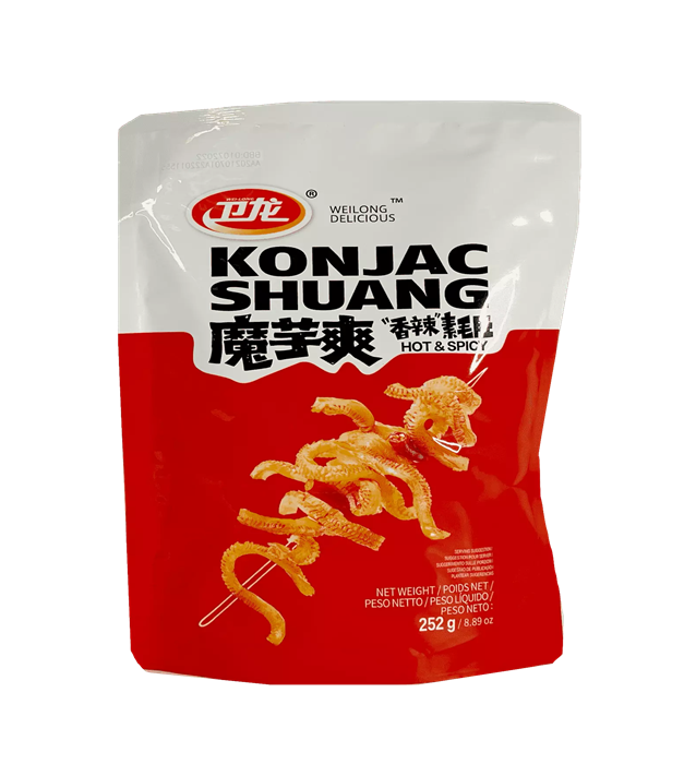 ANAM | WL Konjac Snack w Hot & Spicy Flav. | 麻辣魔芋零食 | Konjac valipala tulinen | Snack konjac cay