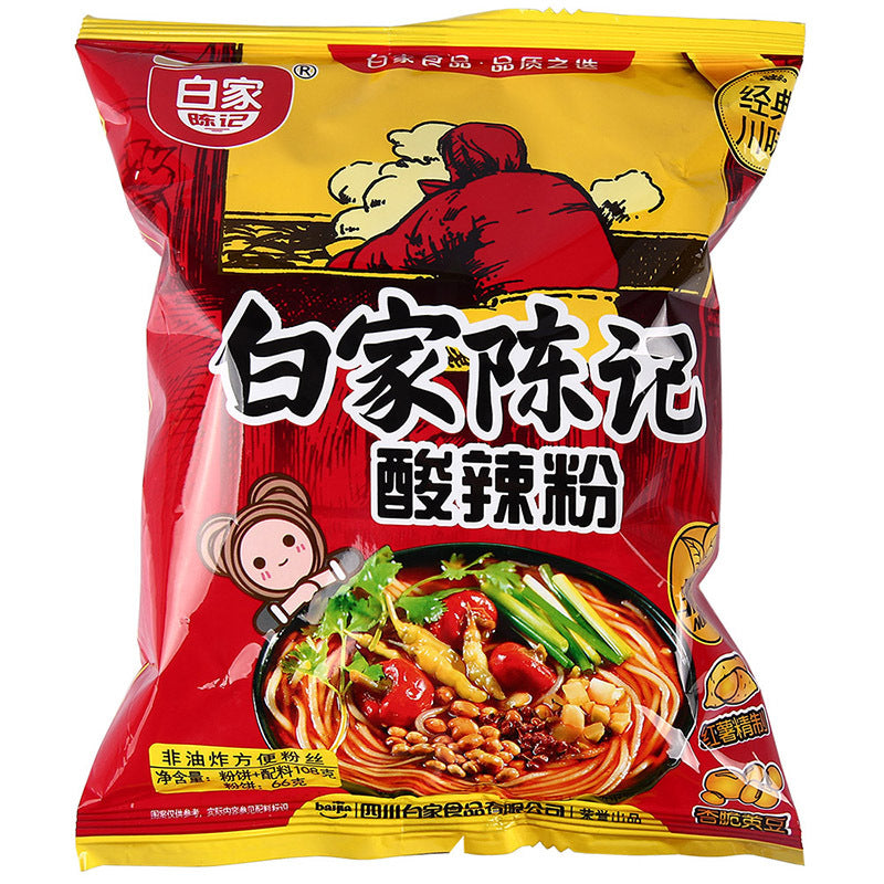 ANAM | BJ Inst Vermicelli Hot & Sour 105g | 白家陈记酸辣粉 袋装| Bun an lien vi chua cay