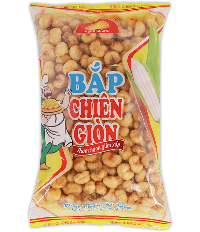 ANAM | HUNG CUONG Crispy Fried corn snack 100g | 脆玉米 | Ngô (Bắp) chiên giòn 100g