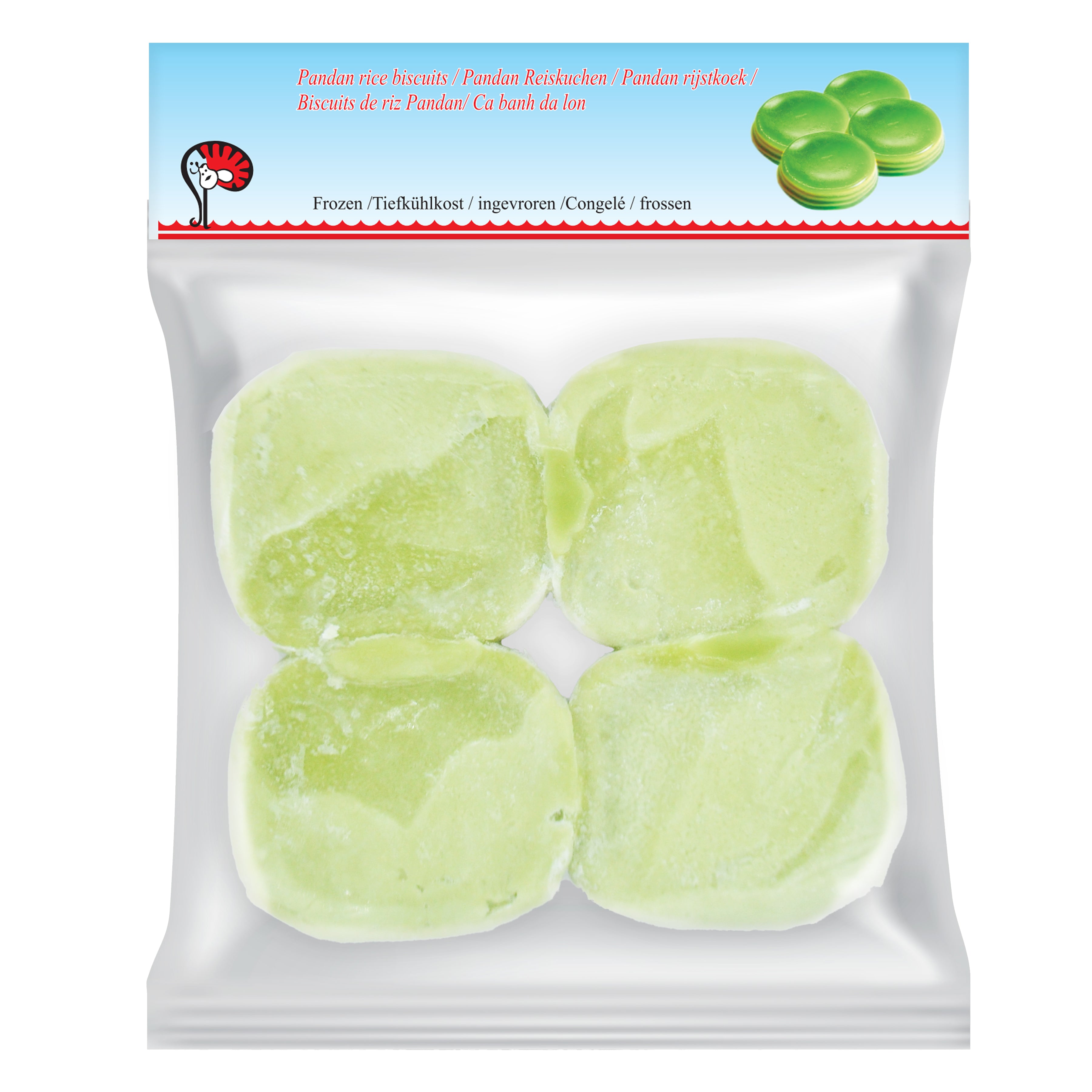 ANAM | Steamed Layer Cake with Pandan Flavour 500 G | 斑兰千层蒸糕 | Banh da lon (Chin tang may)