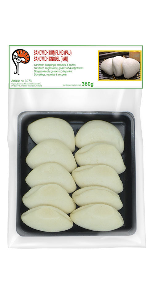 ANAM | Sandwich Dumpling (Pau) Steamed 360G | 包子 蒸的 360克 | Banh bao 360G