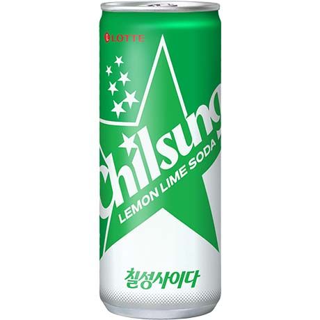 ANAM | LOTTE Chilsung Lemon Lime Soda 250ml | 柠檬青柠汽水 | Nuoc ngot Soda Chanh