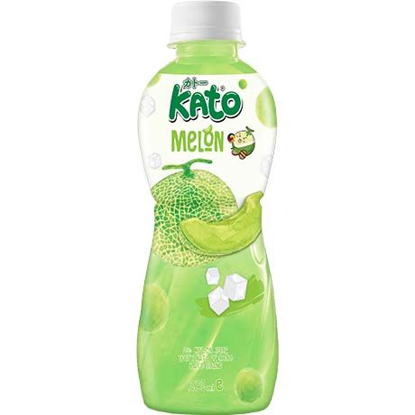ANAM | KATO Melon Juice with Nata De Coco 320ml | 哈密瓜椰果饮料 | Nuoc Dua Luoi Thach Dua