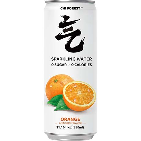 ANAM | CHI FOREST Sparkling Water Orange 330ml | 橙味气泡水 | Nuoc Soda Cam