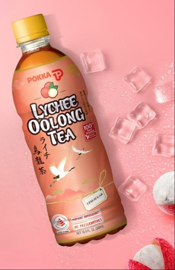 ANAM | POKKA Oolong Tea Lychee 500ml | 荔枝乌龙茶 | Litsinmakuinen oolong-tee | Tra o long vai | ชาอู่หลงรสลิ้นจี่