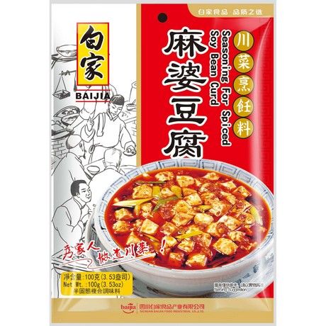 ANAM | BAIJIA Ma Po Tofu Seasoning 100g | 麻婆豆腐调料 | Gia Vi Dau Hu Ma Po