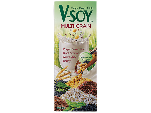 ANAM | V-SOY – Soy Multi-Grain Drink – 200ml | 多谷豆奶 | Sua dau nanh ngu coc