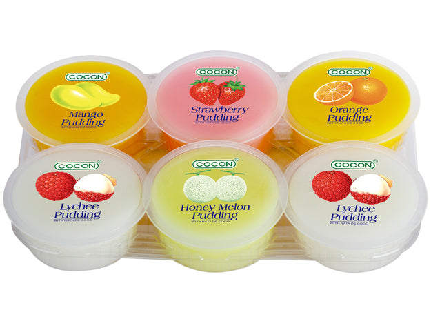 ANAM | COCON Assorted Nata de Coco - 480g | 什锦椰果 | Pudding nhieu vi