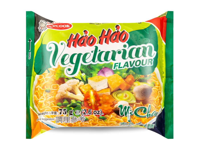 ANAM | Hao Hao Instant Noodles Vegetarian Flavour 75g | 素食方便面 | Hao Hao Mi Chay 75G