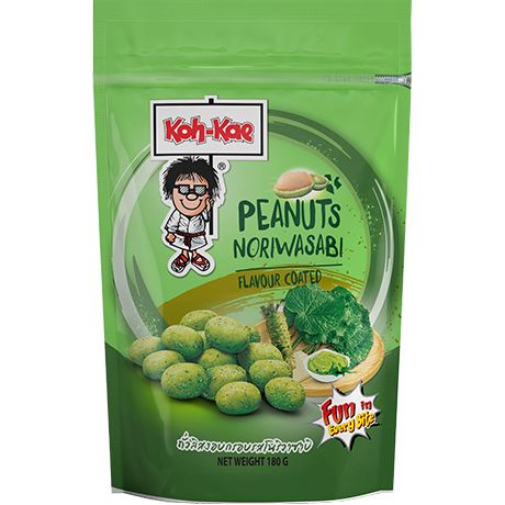 ANAM | KOH-KAE Coated Peanuts Nori Wasabi Bag 180g | Dau phong boc rong bien vi wasabi