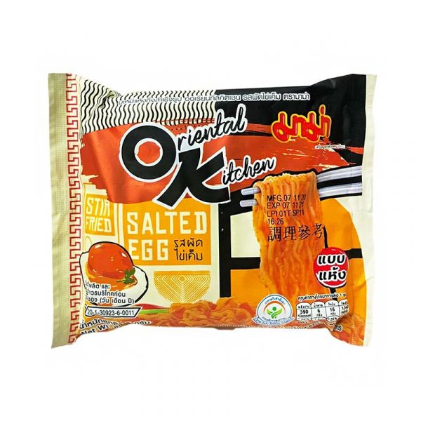 ANAM | MAMA Instant Noodles Salted Egg OK 85g | 咸蛋风味方便面 | Suolamunanmakuiset pikanuudelit | บะหมี่ไข่เค็ม | Mi trung muoi OK 85g