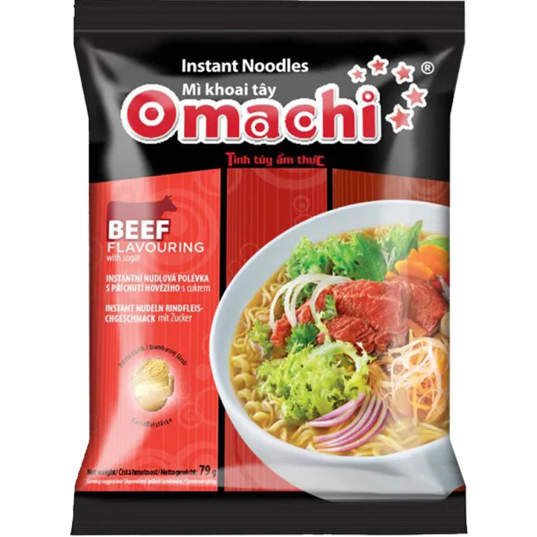 ANAM | Omachi Instant Beef Noodles | 大町牛肉面 | Mi bo 79g
