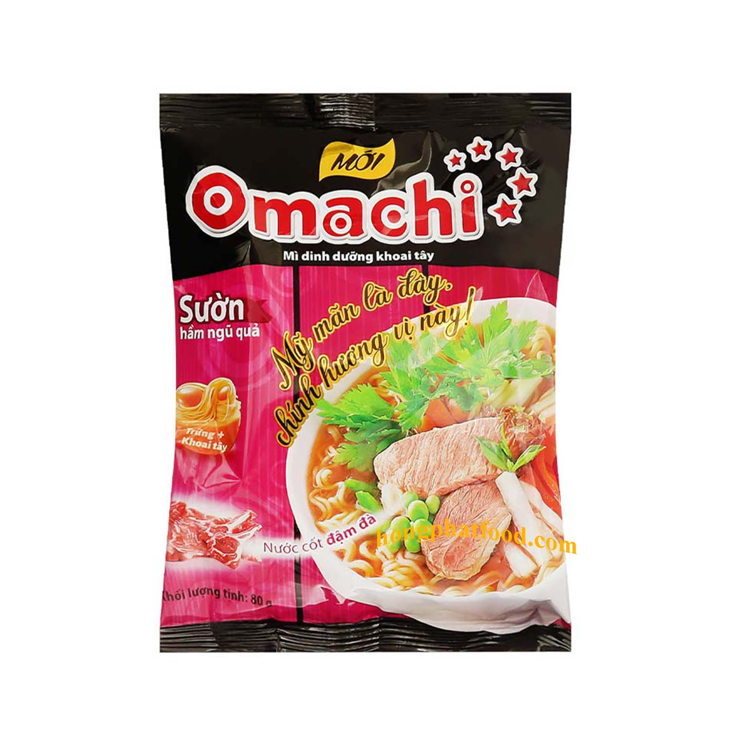 ANAM | Instant noodle Omachi Revben | 红烧排骨方便面 | Mi Suon 79g