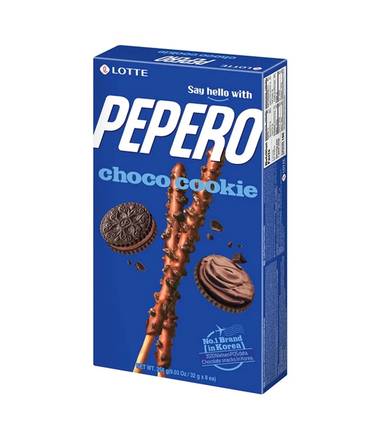 ANAM | LOTTE – Pepero Choco Cookie Sticks – 32g | 巧克力饼干棒 | Banh que socola