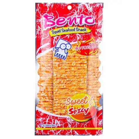 ANAM | BENTO Squid Snack Sweet & Spicy 20 G | 甜辣鱿鱼片 | Muc bento ngot cay