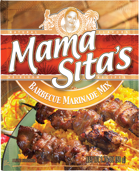 ANAM | MAMA SITA'S– Spice Mix BBQ Marinade – 50g | 烤肉醃料調味粉 | Bot gia vi nuoc uop BBQ