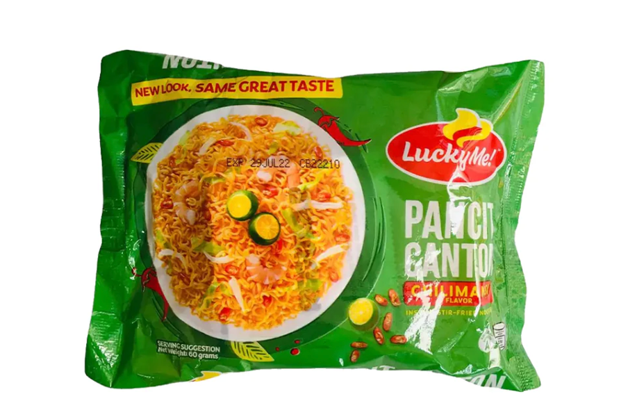 ANAM | LM! (Lucky Me!) – Pancit Canton Chillimansi Instant Noodles – 60g | 幸运面 菲式干拌辣柠味 | Mi xao kho Pancit Canton vi Chillimansi