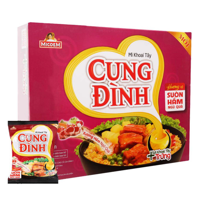 ANAM | CUNG DINH – Instant Noodles Stewed Sparerib | 炖排骨味方便面 | Mi an lien suon ham 77g