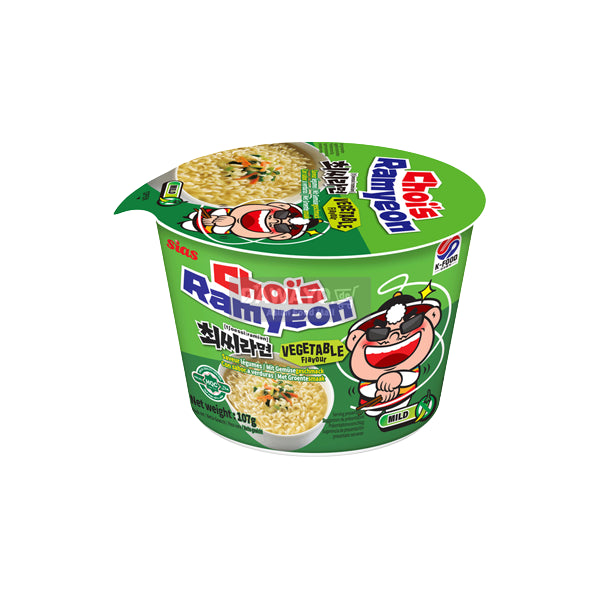 ANAM | CHOI'S RAMYEON – Noodles Vegetable – 107g | 蔬菜味拉面 | Mi rau cu