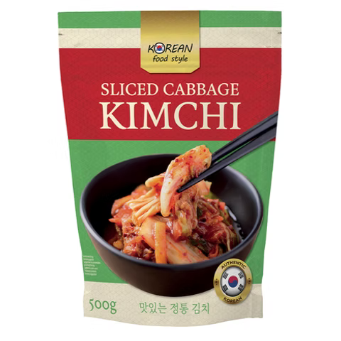 ANAM | KFS Kimchi Sliced - 500g | 切片泡菜 | Kimchi cat lat