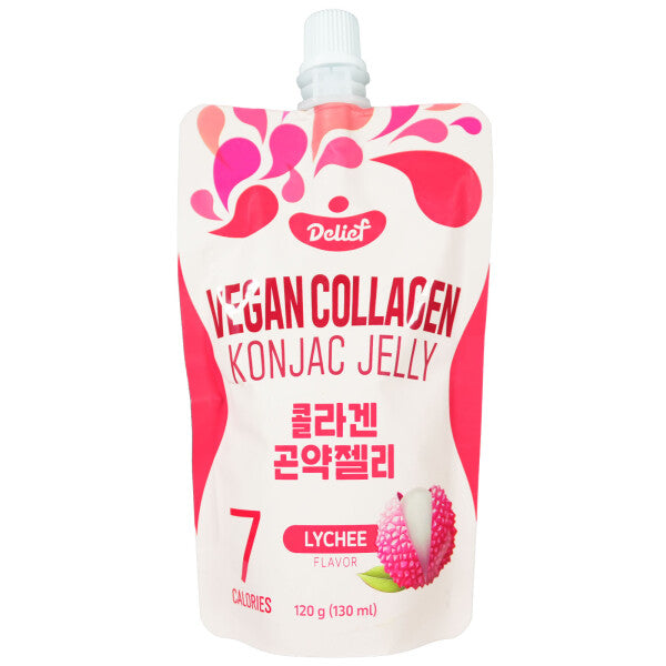 ANAM | DELIEF – Vegan Collagen Konjac Jelly Lychee | 荔枝味素食胶原魔芋果冻 | Thach konjac collagen thuan chay vi vai 120g