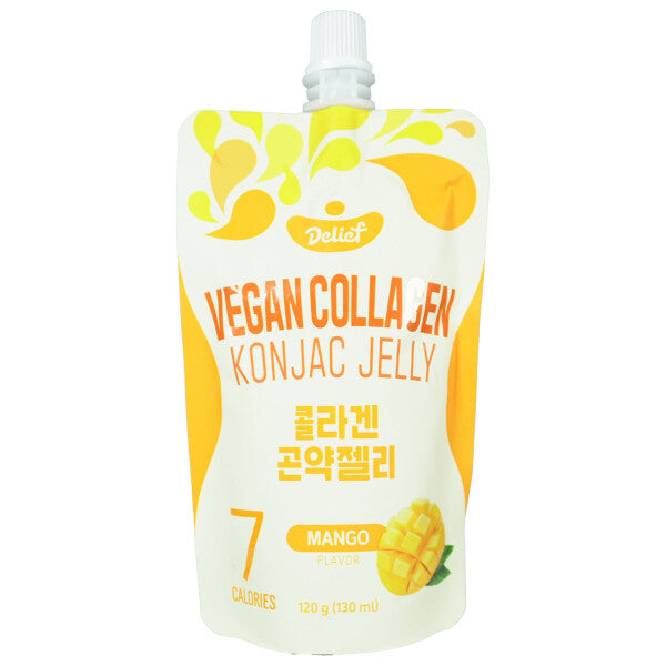 ANAM | DELIEF – Vegan Collagen Konjac Jelly Mango | 芒果味素食胶原魔芋果冻 | Thach konjac collagen thuan chay vi xoai 120g