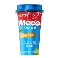 ANAM | MECO Fruit Tea Drink Pomegranate & White Grape Flavor 400ml | 香飘飘如鲜果茶红石榴白葡萄味400ml