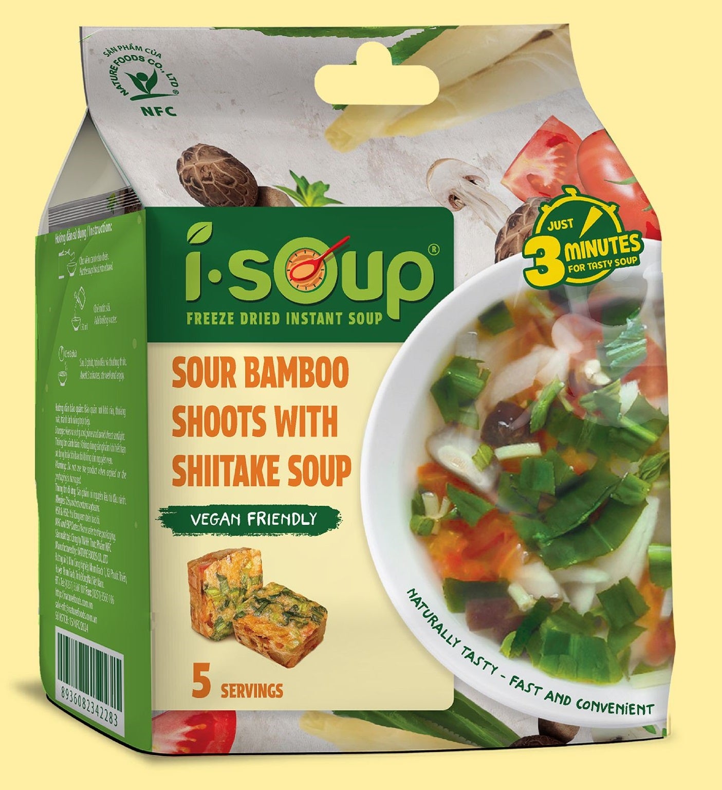 ANAM | I SOUP Sour Bamboo & Shiitake Soup | 酸笋香菇汤 | Súp măng chua nấm hương 35G