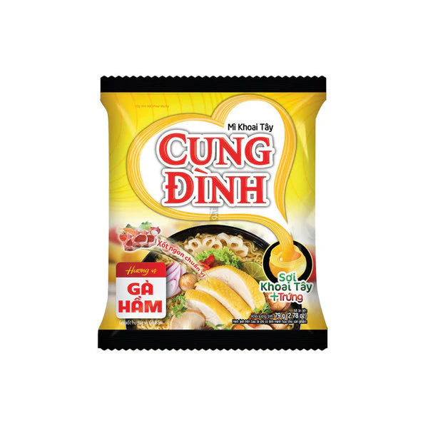 ANAM | CUNG DINH – Instant Noodles Stewed Chicken | 炖鸡味方便面 | Mi an lien ga ham 79g