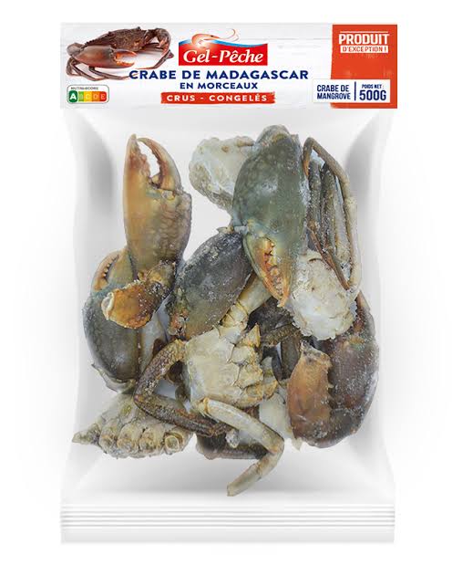ANAM | Mangrove Crab Raw Cleaned 1kg | 生鲜切割清洁红树林蟹 | Puhdistettu raakaa mangrove-rapua paloiteltuna| Cua | ปูแสมผ่าทำความสะอาดดิบ