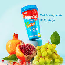 ANAM | MECO Fruit Tea Drink Pomegranate & White Grape Flavor 400ml | 香飘飘如鲜果茶红石榴白葡萄味400ml
