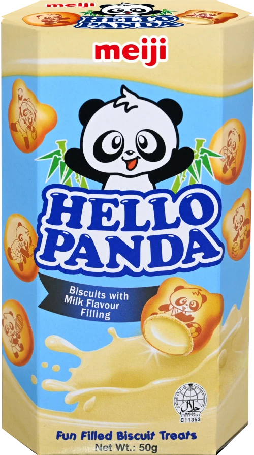 ANAM | MEIJI HELLO PANDA Caramel Biscuits 50g | 熊猫焦糖饼干 | Kinuskikeksit | Banh quy caramel | คุกกี้คาราเมล