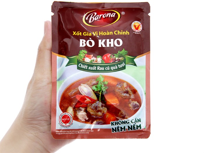 ANAM | BARONA – Complete Beef Stew Sauce – 80g | 红烧牛肉调味酱 | Xot bo kho