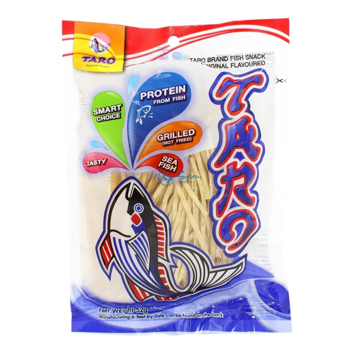 ANAM | TARO Fish Snack Original Flavour 52g | 原味鱿鱼丝 | Taro-kala, alkuperäinen maku| Snack cá Taro | ทาโร่ รสดั้งเดิม