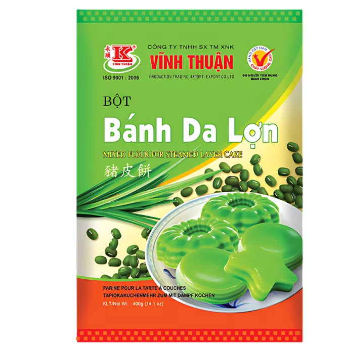 ANAM | VINH THUAN – Mixed Flour for Steam Layer Cake – 400g | 蒸千层糕预拌粉 | Bot lam banh da lon hap