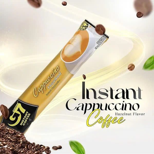 ANAM | TRUNG NGUYEN Cappuccino Hazelnut 216g | 榛子卡布奇诺 | Ca phe hoa tan vi hanh nhan
