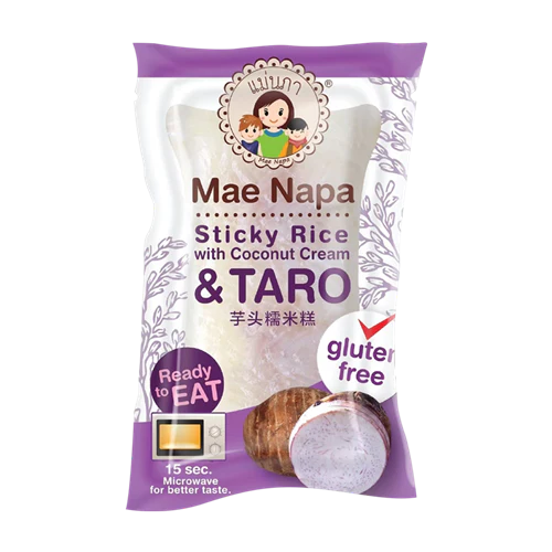 ANAM | MAE NAPA Glutinous Rice Coconut Taro 80 G | 椰香芋头糯米糕 | Banh nep dua khoai mon