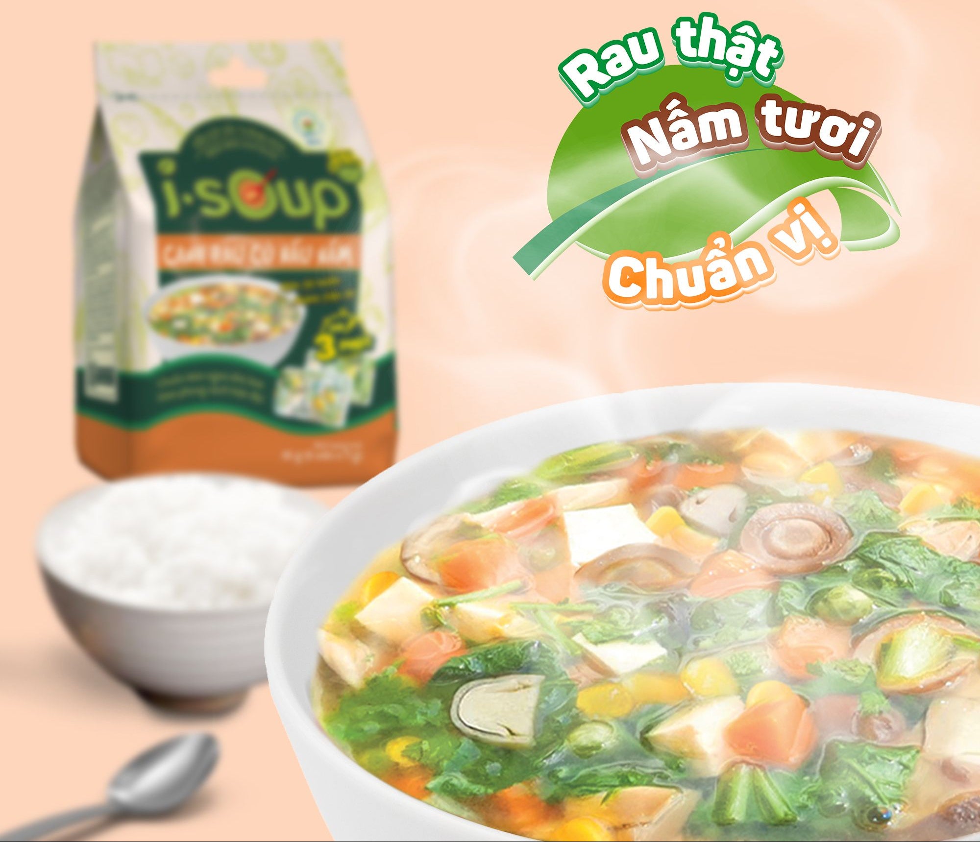 ANAM | I SOUP Vegetable & Mushroom Soup Cubes | 蔬菜菇类汤块 | Canh rau củ nấu nấm 5 servings