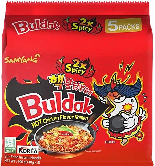 ANAM | SAMYANG – Buldak Hot Chicken Flavor Ramen – 140g | 火鸡辣味拉面 | Mi vi ga sieu cay