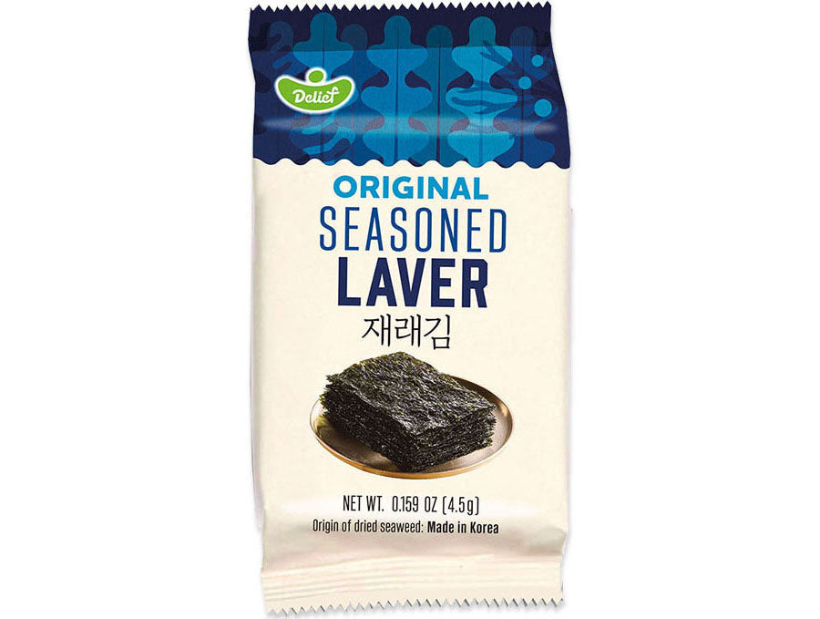 ANAM | Delief Original Seasoned Laver | DELIEF 原味调味海苔 | Delief maustettu merileva original | Rong bien tam gia vi Delief nguyen ban