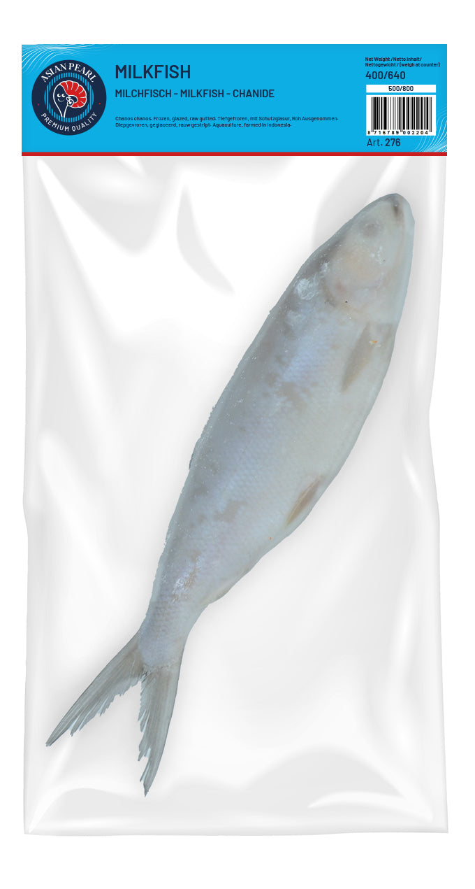 ANAM | Milkfish 500/800 | 牛奶鱼 去内脏生鱼 500/800 | Ca sua 500/800