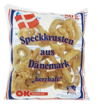 ANAM | OKSNACKS Fried Pork Rind 50g | 炸猪皮 | OK SNACKS Friteerattu porsaan nahka | Da heo chien | หนังหมูทอด