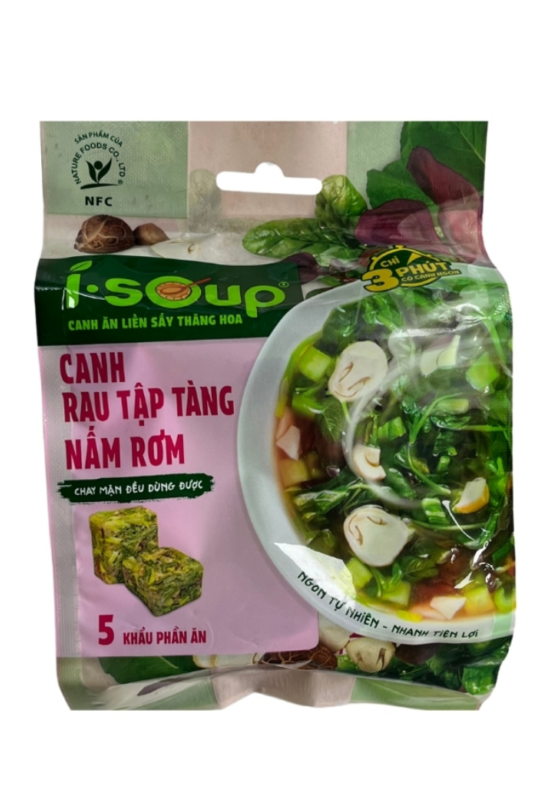 ANAM | I SOUP Mixed Vegetables & Shiitake Soup Cubes | 什锦蔬菜香菇汤块 | Canh rau tập tàng nấm hương | 5 servings
