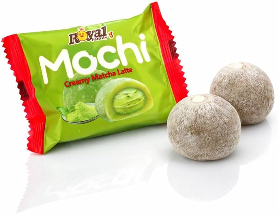 ANAM | ROYAL FAMILY Mochi Creamy Matcha Latte 120g | 抹茶拿铁奶油夹心麻薯 | Mochi vihreä tee latte kerma | โมจิไส้ครีมมัทฉะลาเต้