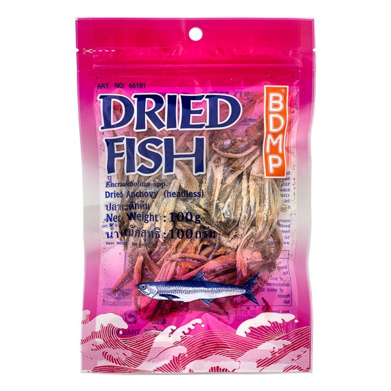 ANAM | Dried Fish – Anchovy Headless – 100g | 去头小鱼干 | Ca com kho bo dau