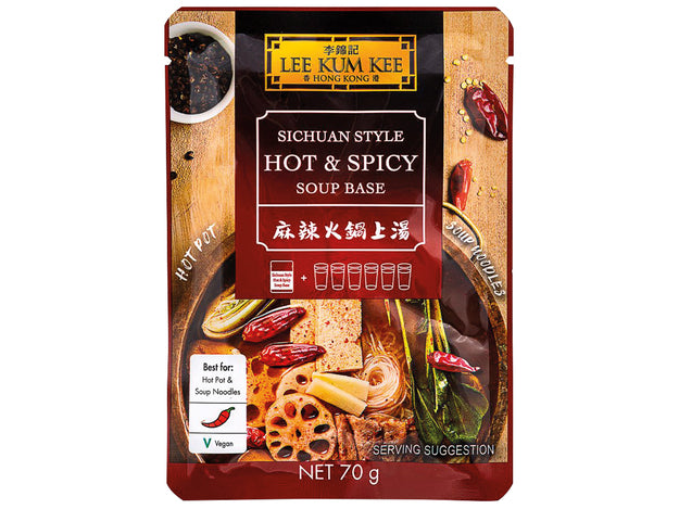 ANAM | Hot Pot Sichuan soup LKK 70g | LKK 四川火锅汤底 70克 | Sichuan hotpot keittopohja 70g | Gia vi lau Tu Xuyen LKK 70g