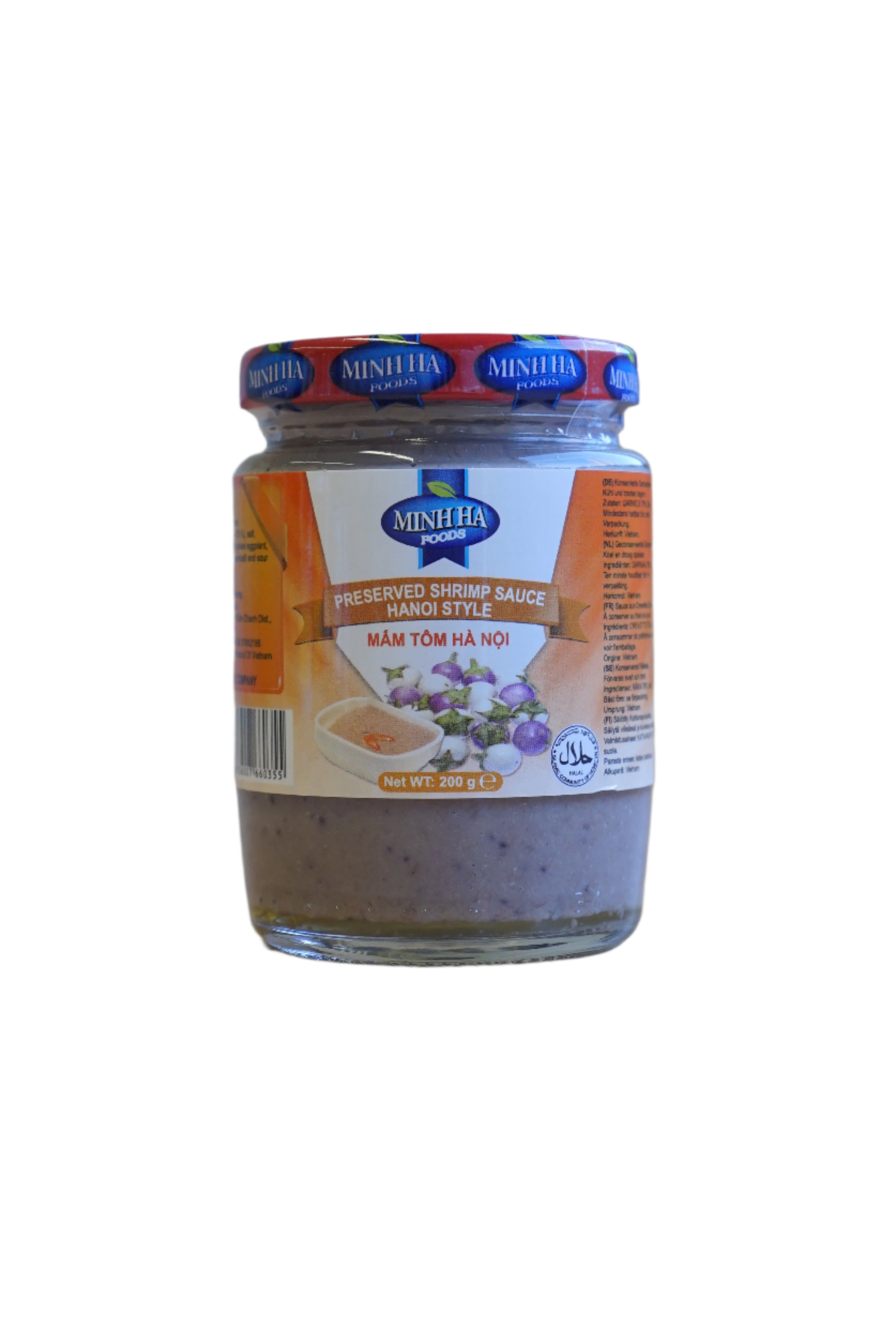 ANAM | MINH HA - Shrimp Sauce Preserved Hanoi Style 200 G | 河内虾酱 | Mam tom Ha Noi