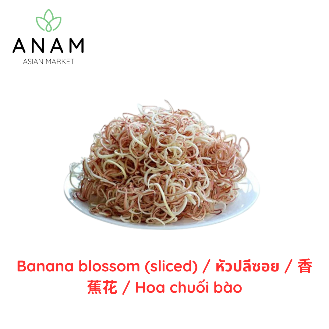 ANAM | Banana Blossom (Shredded) - 100g | Banaaninkukan Viipaleet | 香蕉花切丝 | Bap Chuoi Bao