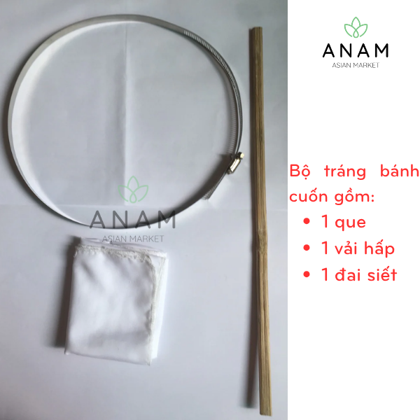 ANAM | Vietnamese Rice Roll Set | 越南米卷工具套装 | Combo trang banh cuon